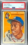 1954 Topps #128 Hank Aaron Rookie Card - PSA GD 2