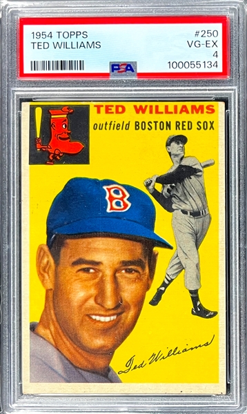 1954 Topps #259 Ted Williams - PSA VG-EX 4