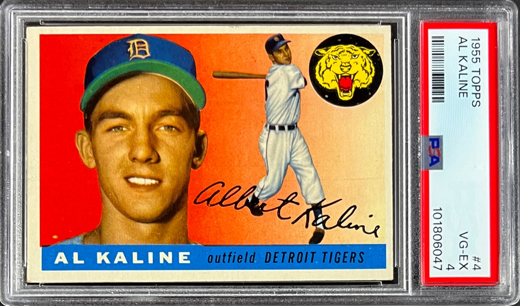 1955 Topps #4 Al Kaline - PSA VG-EX 4