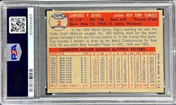 1957 Topps #2 Yogi Berra - PSA EX 5