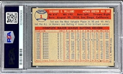 1957 Topps #1 Ted Williams - PSA EX 5