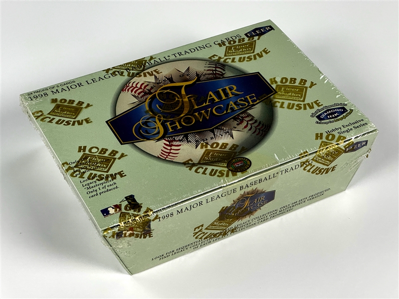 1998 Fleer Flair Showcase Baseball Factory Sealed Box (24 packs)