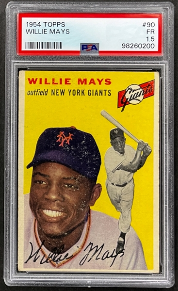 1954 Topps #90 Willie Mays - PSA FR 1.5