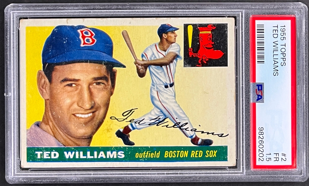 1955 Topps #2 Ted Williams - PSA FR 1.5