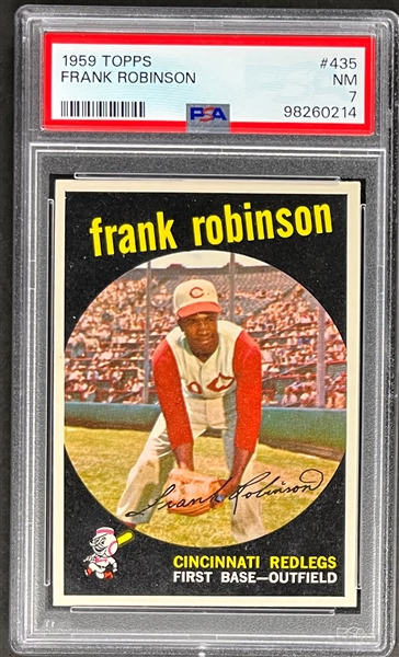 1959 Topps #435 Frank Robinson - PSA NM 7