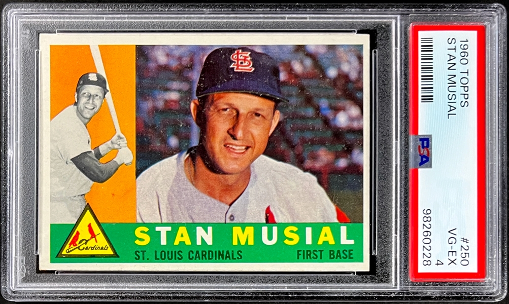 1960 Topps #250 Stan Musial - PSA VG-EX 4