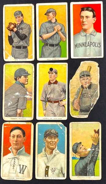 1909-11 T206 Collection (9) 