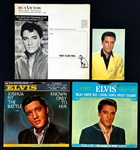 1966 Elvis Presley "Special Easter Programming" Promotional Kit Incl. Original Envelope, Postcard and Two 45 RPM White Label "Not For Sale" Singles