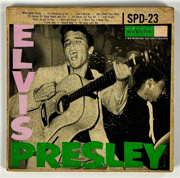 1956 <em>Elvis Presley</em> EP (SPD-23) Incredibly Rare Promo TRIPLE EP for 1956 EPE Elvis Presley Signature Phonograph (Model 7-EP-45)