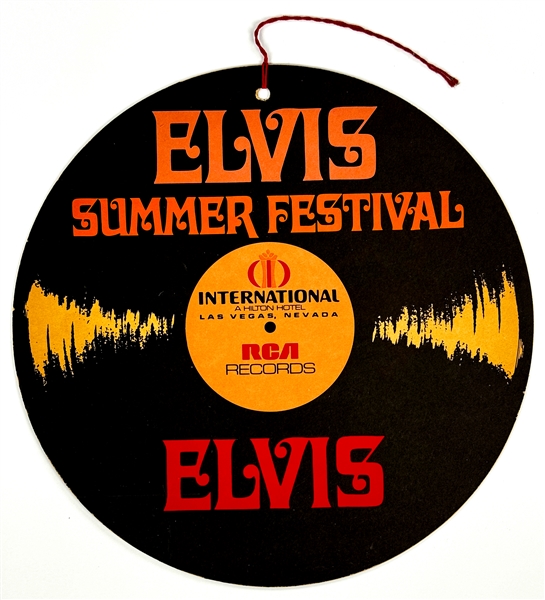 1970 “Elvis Summer Festival/International Hotel” 10-Inch Ceiling Hanger