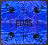 1970 Elvis Presley Souvenir Scarf “International/RCA Records” Deep Blue Style