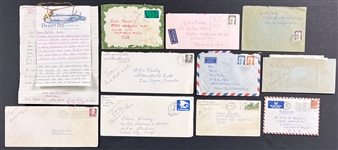 1960s-70s Elvis Presley Extensive Fan Mail Collection with Letters, Photos and Jewelry (29 Pieces) Plus Fan Club Ephemera