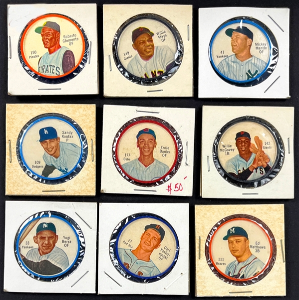 1962 Salada Baseball Coins Partial Set (150/221)