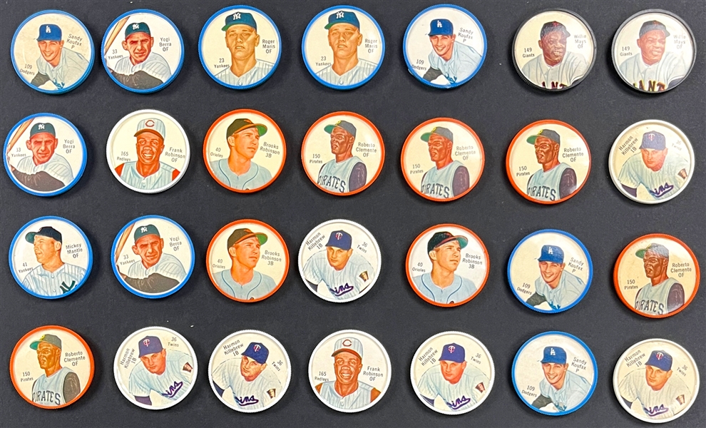 1962 Salada Baseball Coins Hoard (636)