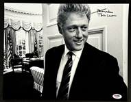 President Bill Clinton Signed 11x14 Inch Photo in the Oval Office (PSA/DNA)