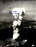 Hiroshima Explosion 16x20 Photo Signed by Enola Gay Navigator Dutch Van Kirk (PSA/DNA)