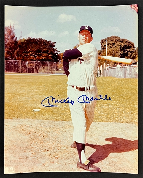 Mickey Mantle Signed 8x10 Photo (Beckett Authentic)