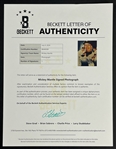 Mickey Mantle Signed 8x10 Photo (Beckett Authentic)