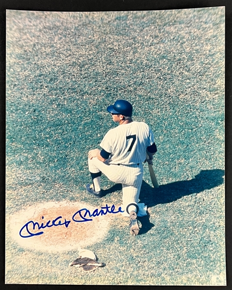 Mickey Mantle Signed 8x10 Photo (Beckett Authentic)