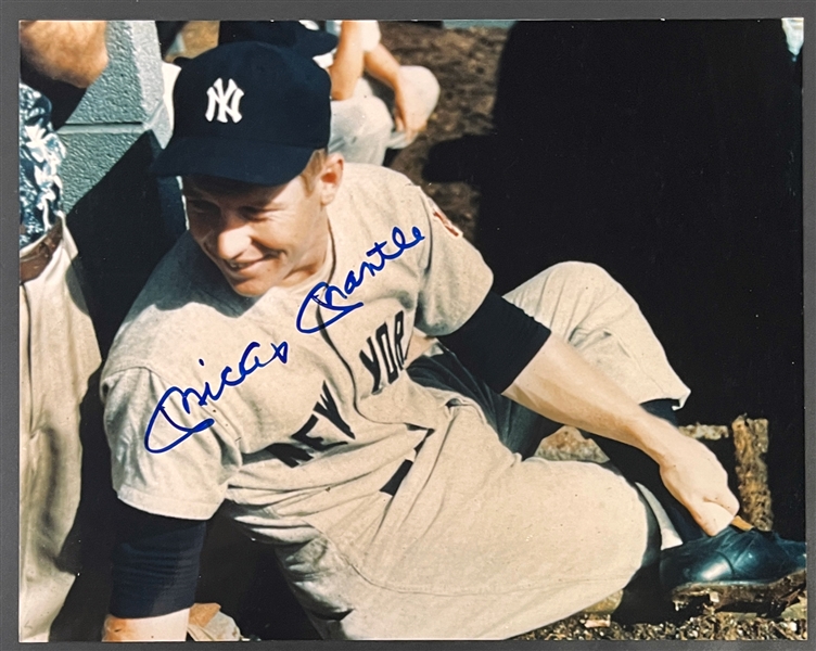 Mickey Mantle Signed 8x10 Photo (Beckett Authentic)