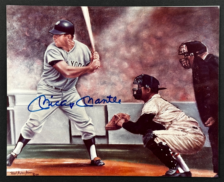Mickey Mantle Signed 8x10 Photo (Beckett Authentic)