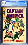 Captain America #104 (Marvel, 1968) CGC VF+ 8.0 - Red Skull Appearance