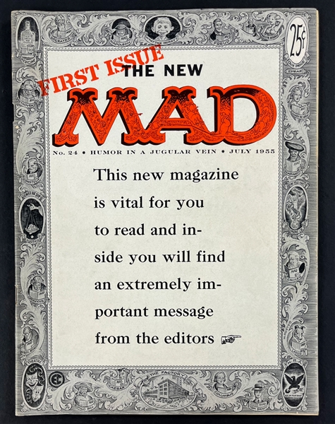 MAD Magazine #24 (EC, 1955) "First Issue"