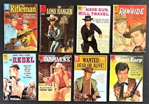 Dell Comics Western Collection (12 Different) Incl. The Rifleman, Rawhide, Gunsmoke and Others