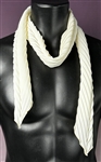 Elvis Presley White Scarf from His Personal Wardrobe - From the Collection of Graceland Cook Nancy Rooks