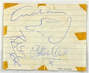 The Hollies Band-Signed Collection - Both 1963 and 1974 Lineups (11 Signatures) Incl. Graham Nash and Allan Clarke (Beckett Authentic)