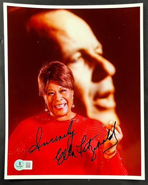 Ella Fitzgerald Signed 8x10 Photo (Beckett Authentic)