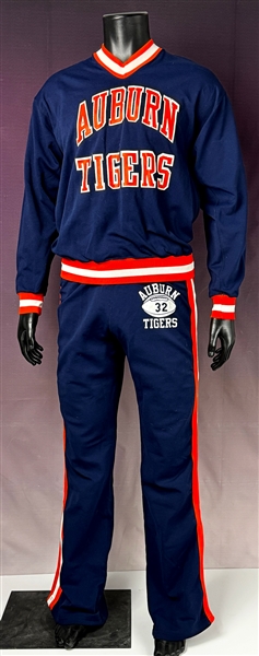 1982-85 Bo Jackson Auburn University Warm Up Suit - Given to NFL Player Tim Harris