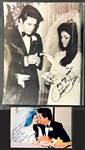 Priscilla Presley Signed Elvis Presley Wedding Photos (2)  (Beckett Authentic)