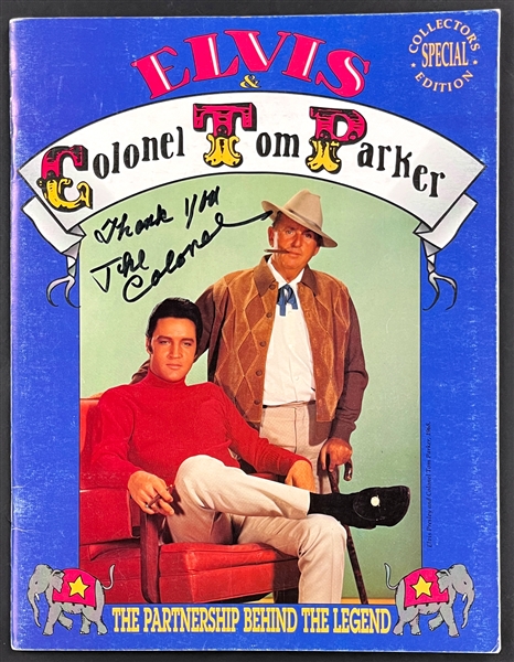 Colonel Tom Parker Signed Magazine - <em>Elvis & Colonel Tom Parker: The Partnership Behind the Legend</em> (Beckett Authentic)