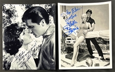 Elvis Presley Co-Stars Signed Photos Incl. Stella Stevens (7) (Beckett Authentic)