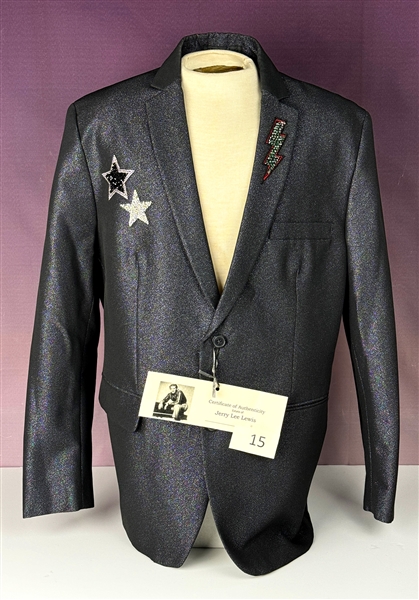 Jerry Lee Lewis Stage Used Lightning Bolt Jacket - With Jerry Lee Lewis Estate Provenance