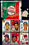 1954 Topps 5-Cent Wrapper UNDATED Plus 6 Cards and Gum from the Pack