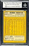 1968 Topps #216 Bubba Morton Signed Card (Encapsulated Beckett Authentic)