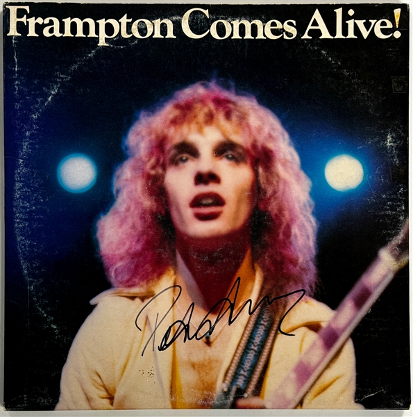 Peter Frampton Signed Copy of 1976 Double LP <em>Frampton Comes Alive!</em> (Beckett Authentic)