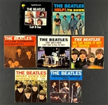 Beatles 45 RPM Picture Sleeves (7) Tougher Group