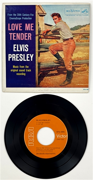 1968 Elvis Presley EP <em>Love Me Tender</em> (EPA-4006) Orange Label - MINT