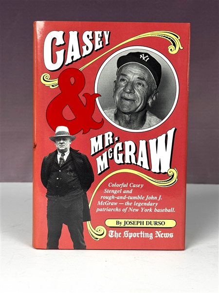 Joe DiMaggio Signed Copy of <em>Casey & Mr. McGraw</em> (Beckett Authentic)