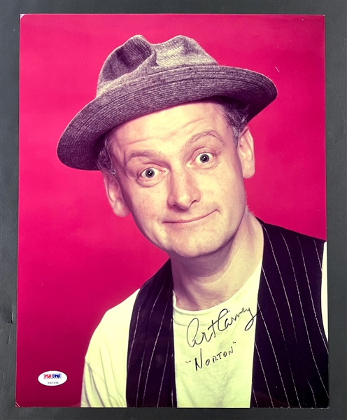 Art Carney "Ed Norton" Signed 11x14 Photo - Classic <em>Honeymooners</em> Image (PSA/DNA)