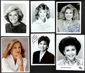 Famous Female Broadcasters Collection of 23 Incl. Diane Sawyer and Others (Beckett Authentic)