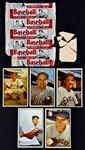 1953 Bowman Color 5-Cent Wrapper Plus Five Cards and Gum From the Pack