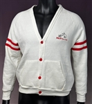 Joan Dearys RCA Records Cardigan Sweater Plus Signed Copy of 1981 "Not For Sale" LP <em>This is Elvis</em>