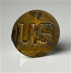 Elvis Presleys "U.S." Army Pin from His Military Dress Uniform