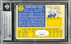 Tom Seaver Signed 1970 Topps #300 Card (Beckett Encapsulated)