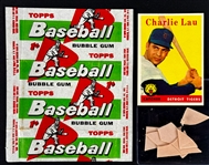 1958 Topps 1-Cent Wrapper Trio (3) Plus Cards and Gum from the Packs