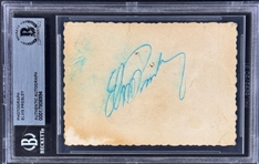1961 Elvis Presley Signed Promotional Photo (Encapsulated Beckett Authentic)